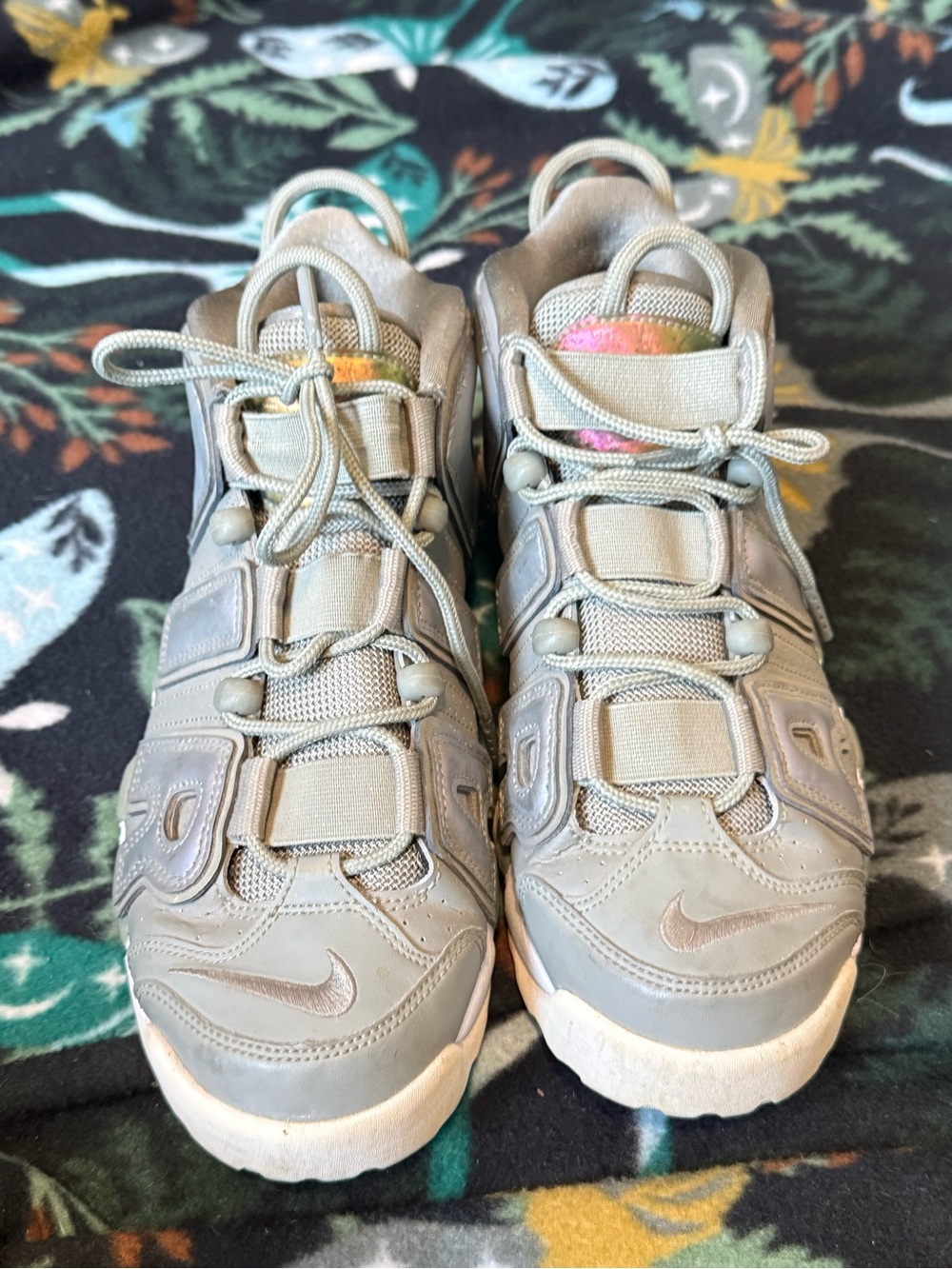 Nike Air More Uptempo Shine Sneakers Women’s Size 8.5